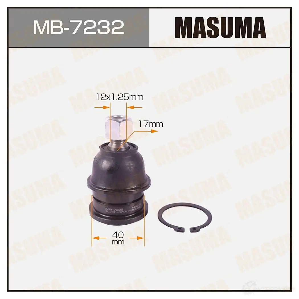 Опора шаровая MASUMA MB-7232 BK5V CG 1422882280 изображение 0