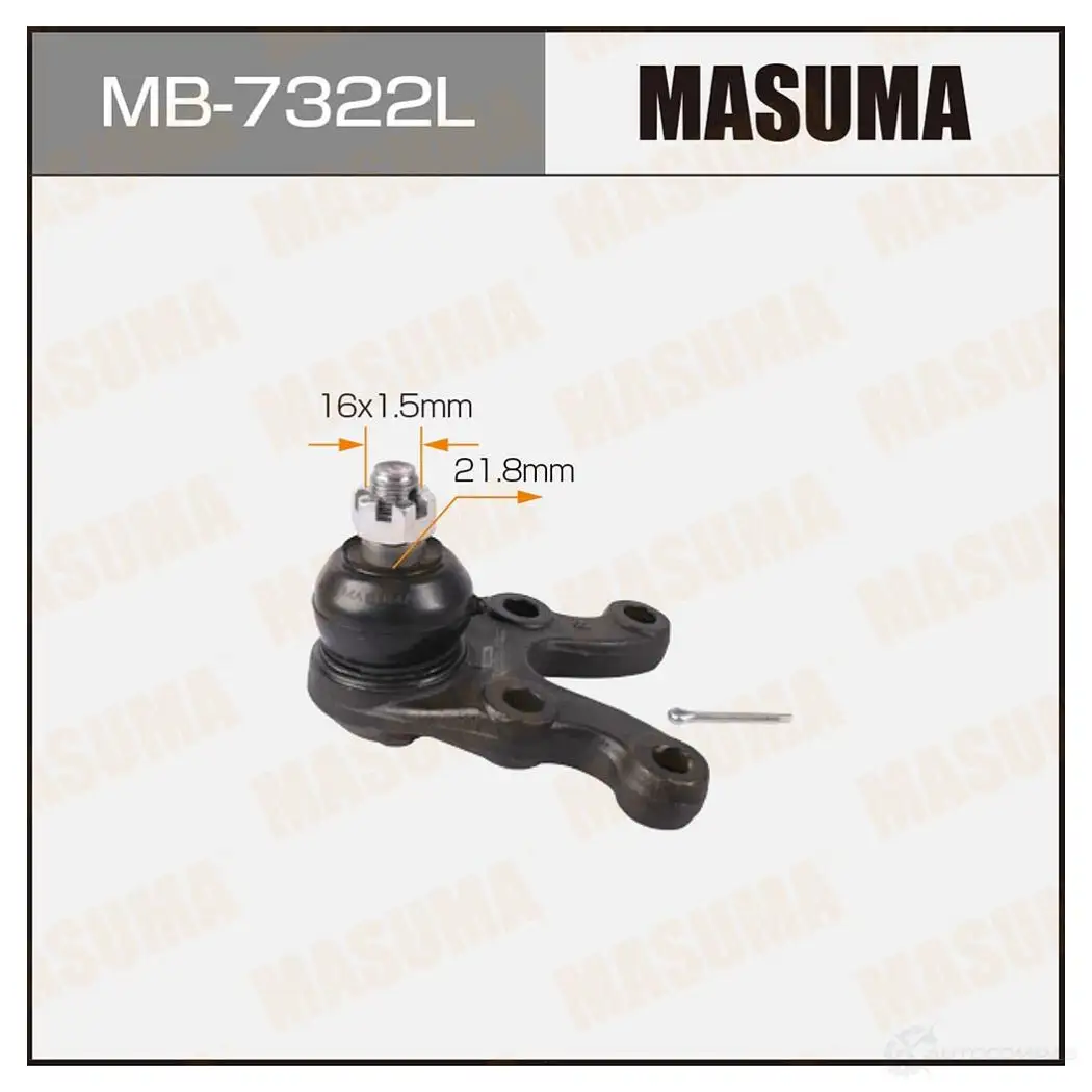 Опора шаровая MASUMA MB-7322L F60 L8E 1422882278