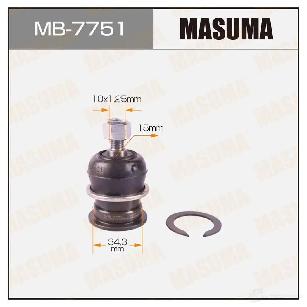 Опора шаровая MASUMA M3E7 X MB-7751 1422882272 изображение 0