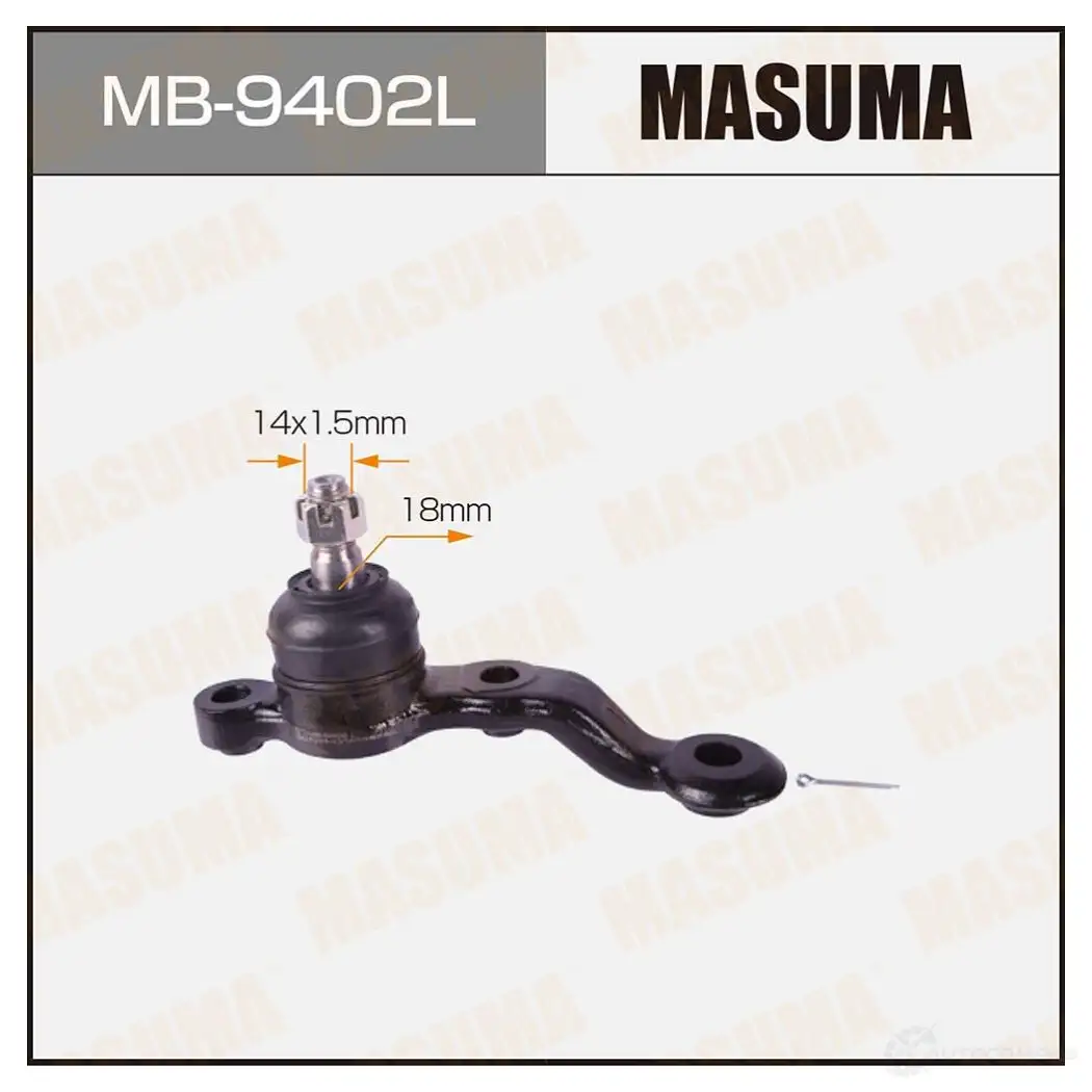 Шаровая опора MASUMA 0XQ3RR MB9402L ZM TSO 1422882267 изображение 0