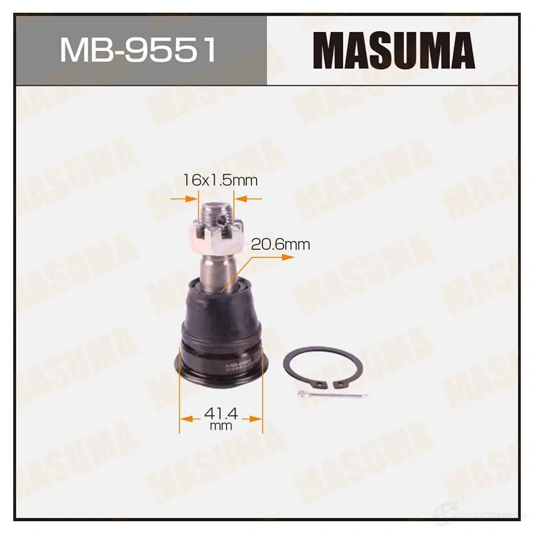 Опора шаровая MASUMA MB-9551 5LK LO 1422882357