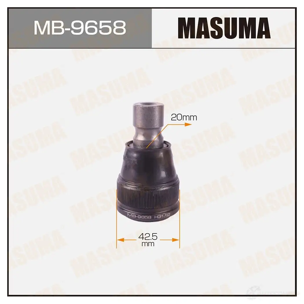 Опора шаровая MASUMA MB-9658 1422882298 TU 1QE изображение 0