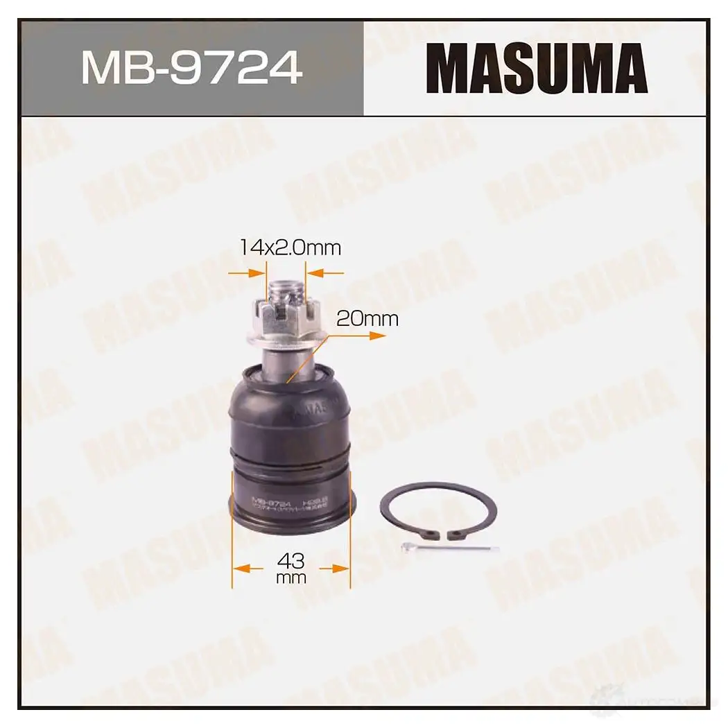 Опора шаровая MASUMA CFOW OM MB-9724 1422882437