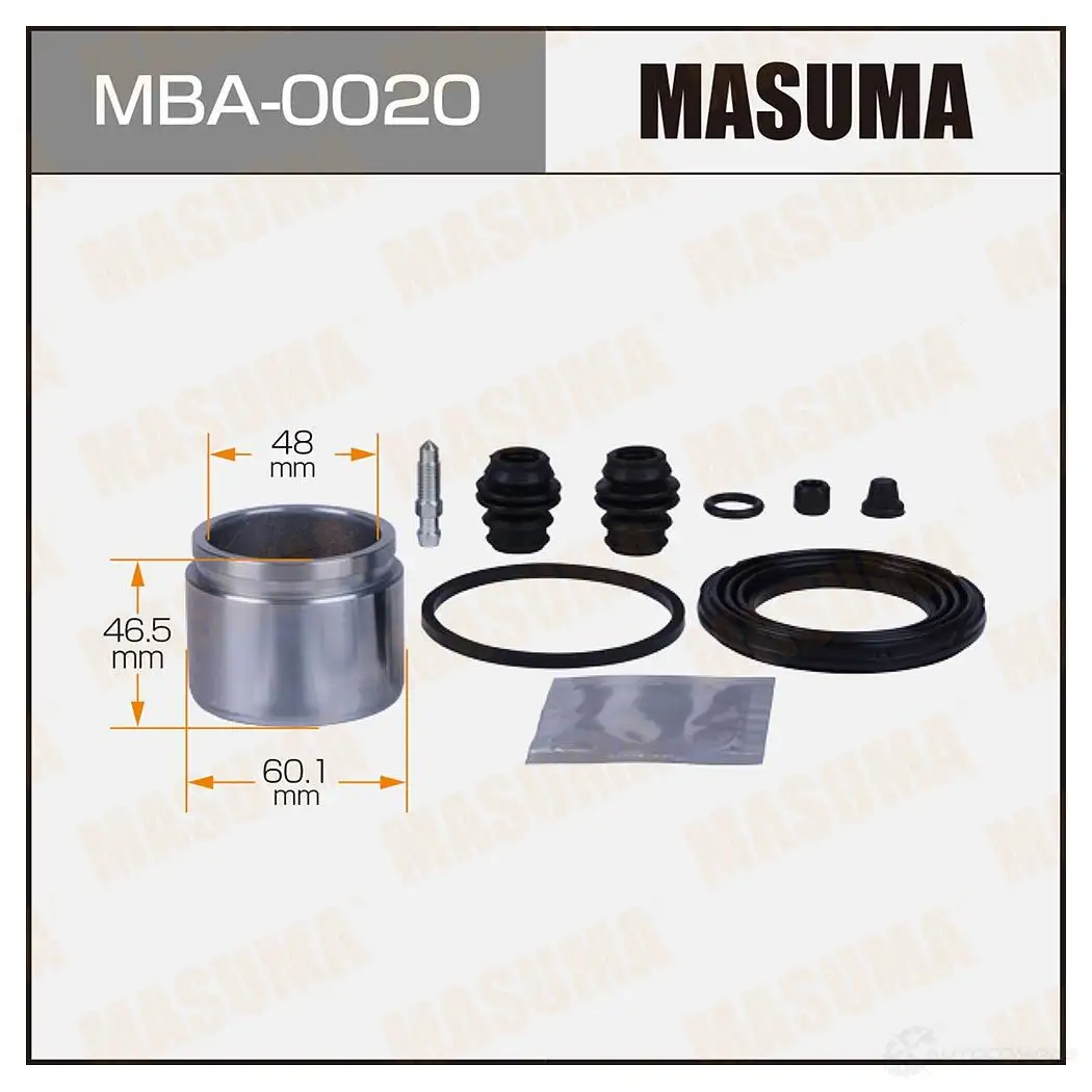 Ремкомплект тормозного суппорта с поршнем d-60.1 MASUMA 4D YVLT5 1439697552 MBA-0020 изображение 0