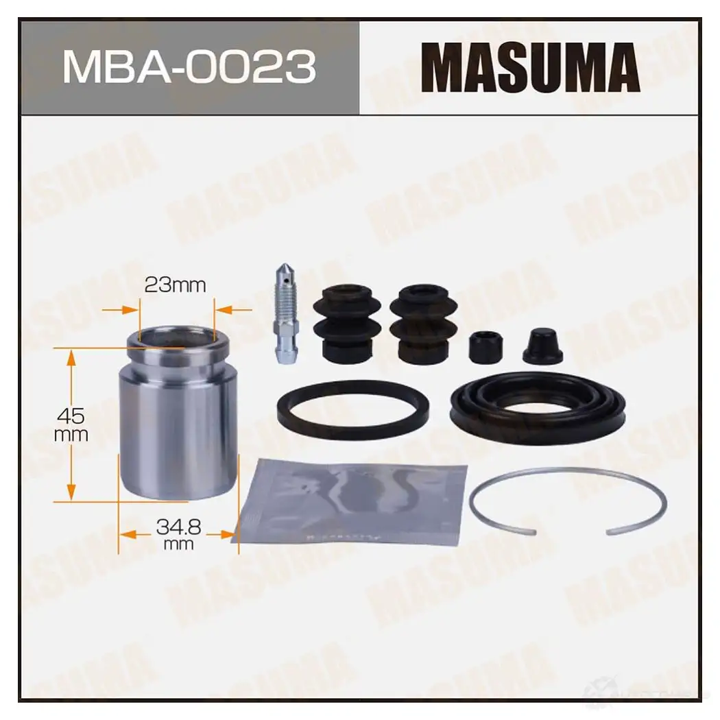 Ремкомплект тормозного суппорта с поршнем d-34.8 MASUMA LV YYR2F 1439697555 MBA-0023 изображение 0