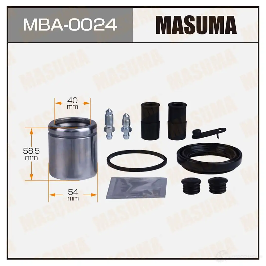 Ремкомплект тормозного суппорта с поршнем d-54 MASUMA 1 UZMT MBA-0024 1439697556 изображение 0