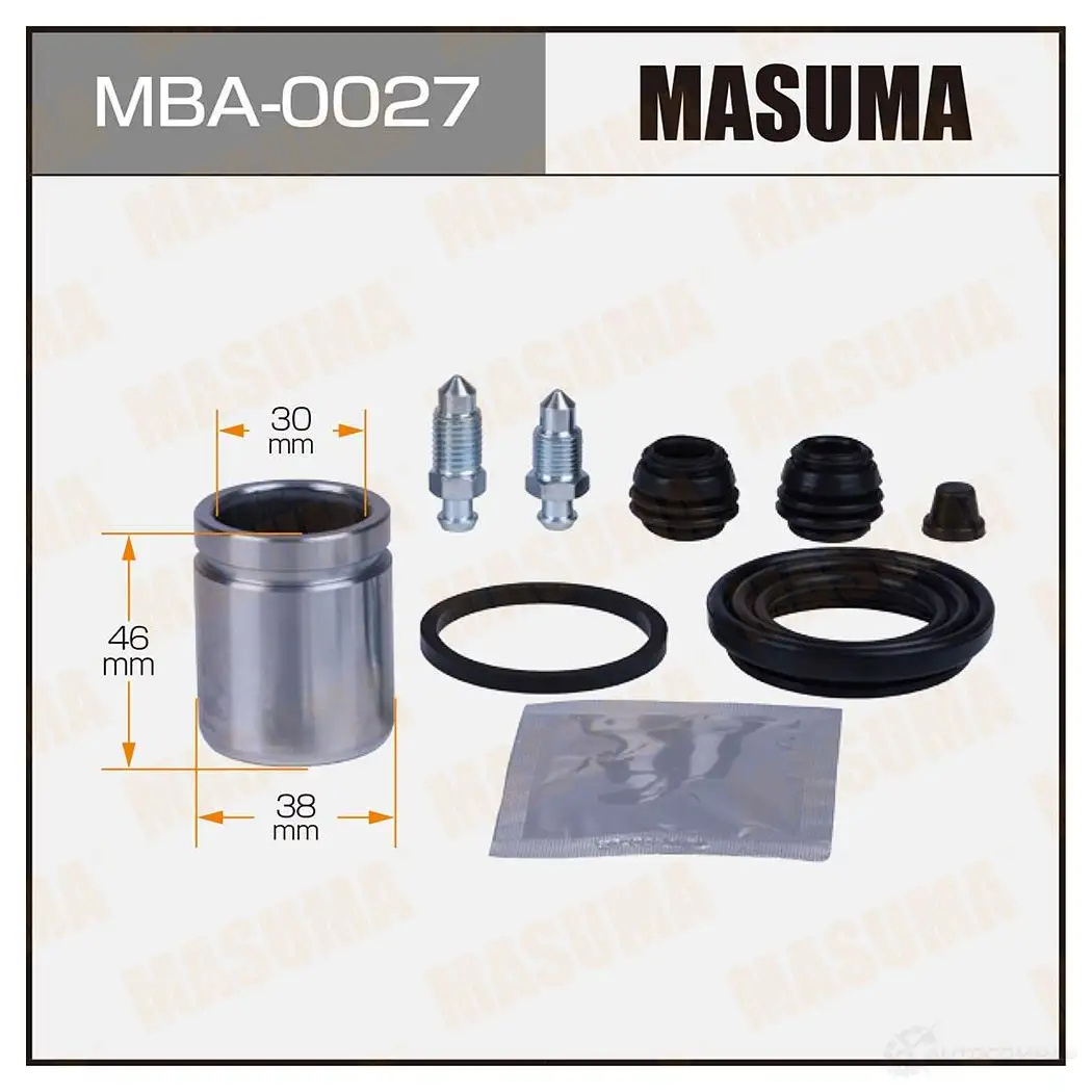 Ремкомплект тормозного суппорта с поршнем d-38 MASUMA 7 ITSS 1439697559 MBA-0027