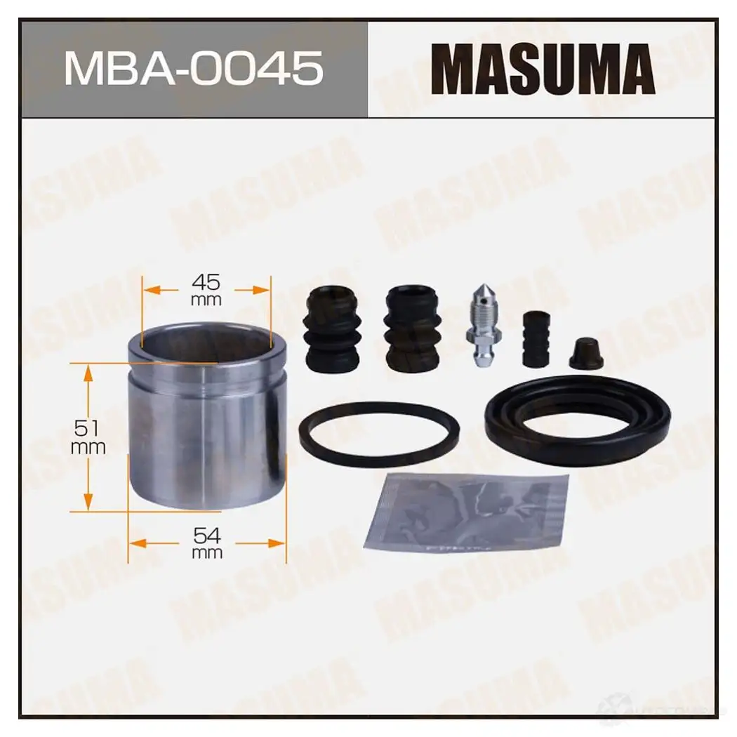 Ремкомплект тормозного суппорта с поршнем d-54 MASUMA 1439697577 MBA-0045 H5J38 F изображение 0