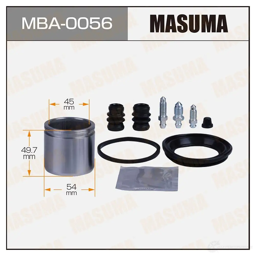 Ремкомплект тормозного суппорта с поршнем d-54 MASUMA XSXC MOU 1439697588 MBA-0056 изображение 0