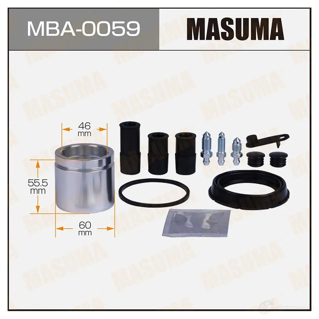 Ремкомплект тормозного суппорта с поршнем d-60 MASUMA MBA-0059 1439697591 49ZH F изображение 0