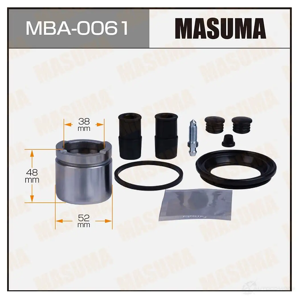 Ремкомплект тормозного суппорта с поршнем d-52 MASUMA MBA-0061 1439697593 A3OQ Q изображение 0