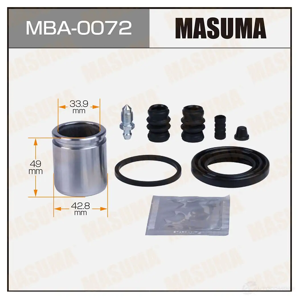 Ремкомплект тормозного суппорта с поршнем d-42.8 MASUMA 1439697604 3F74 BG MBA-0072 изображение 0