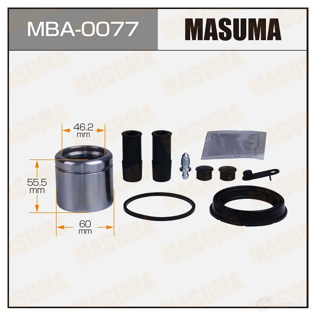 Ремкомплект тормозного суппорта с поршнем d-60 MASUMA 1439697609 F5 Q9T MBA-0077 изображение 0