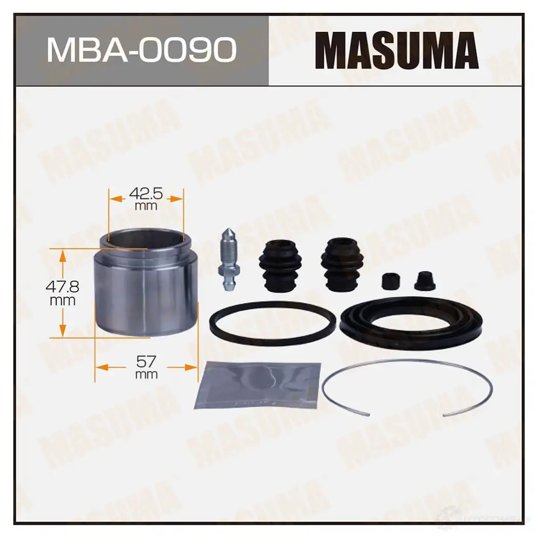 Ремкомплект тормозного суппорта с поршнем d-57 MASUMA MBA-0090 1439697622 T0 1YOI6 изображение 0