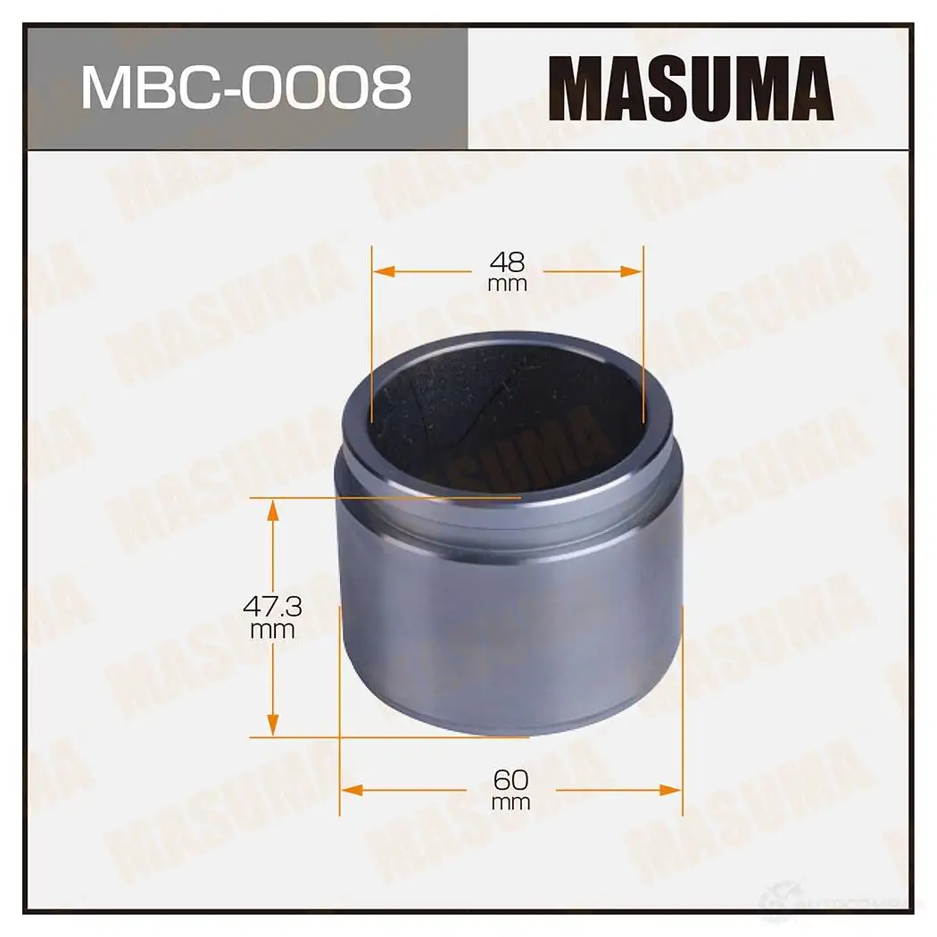 Поршень тормозного суппорта d-60 MASUMA 1439697824 4CJX6 5 MBC-0008 изображение 0