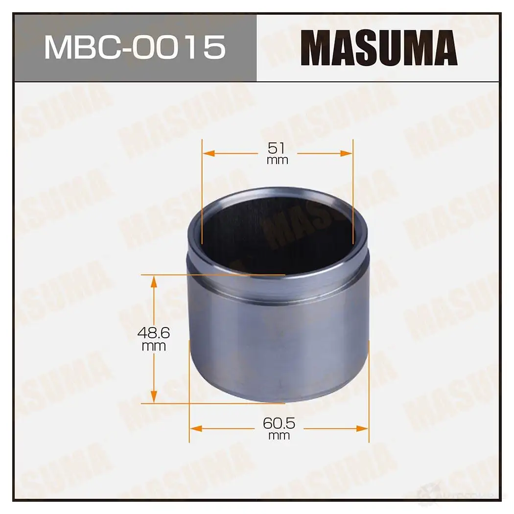 Поршень тормозного суппорта d-60.5 MASUMA 1439697831 MBC-0015 WN HQ4E изображение 0