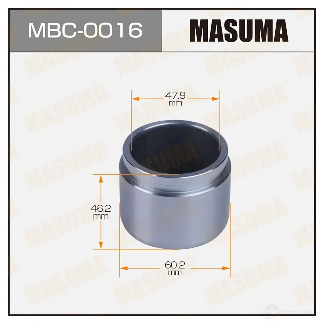 Поршень тормозного суппорта d-60.2 MASUMA MBC-0016 1439697832 G6F 2Y изображение 0