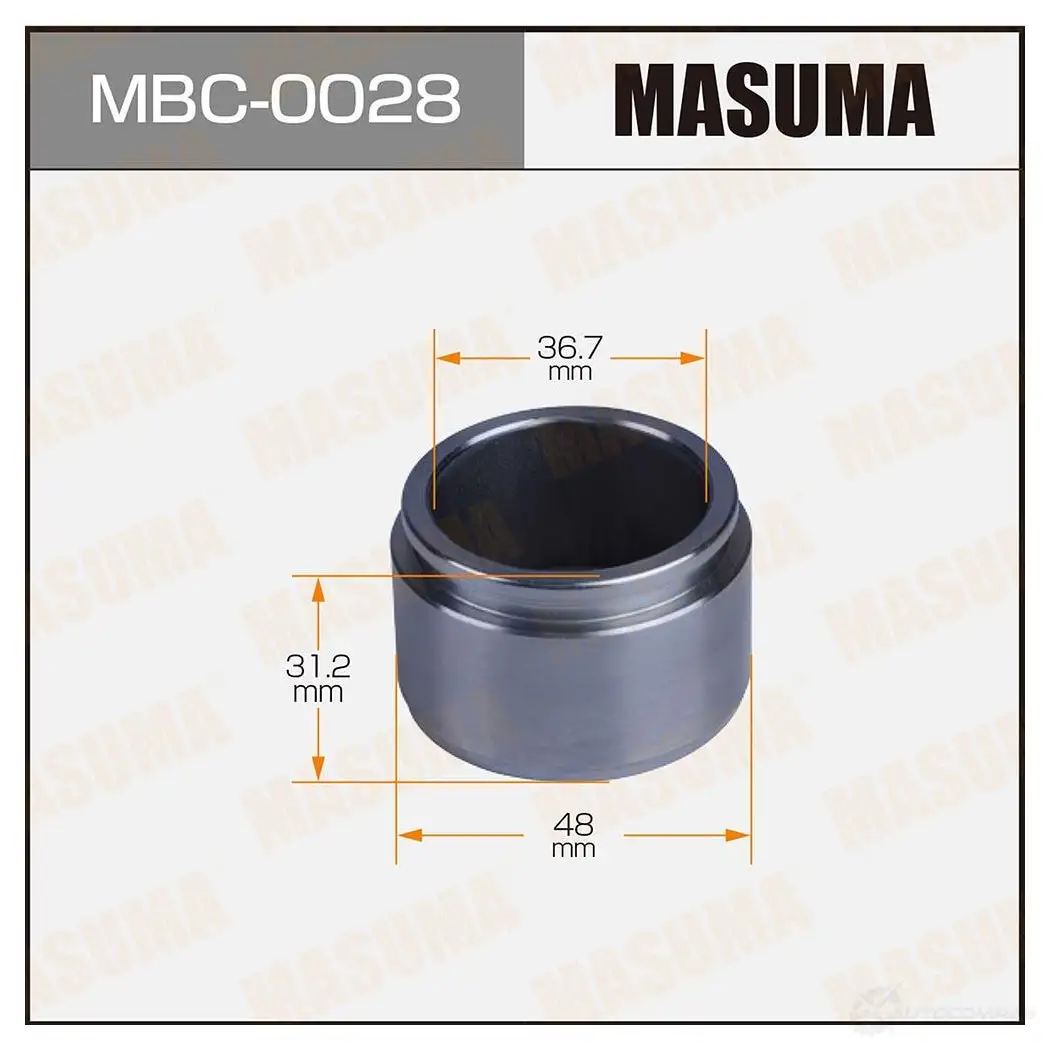 Поршень тормозного суппорта d-48 MASUMA 1439697844 MBC-0028 P T389 изображение 0