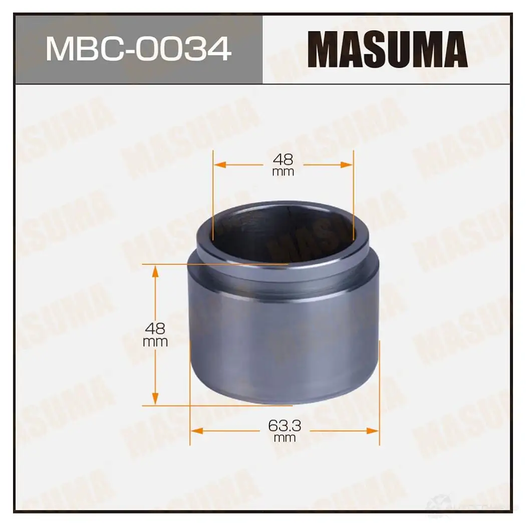 Поршень тормозного суппорта d-63.3 MASUMA MBC-0034 1439697850 W V9CHSV изображение 0