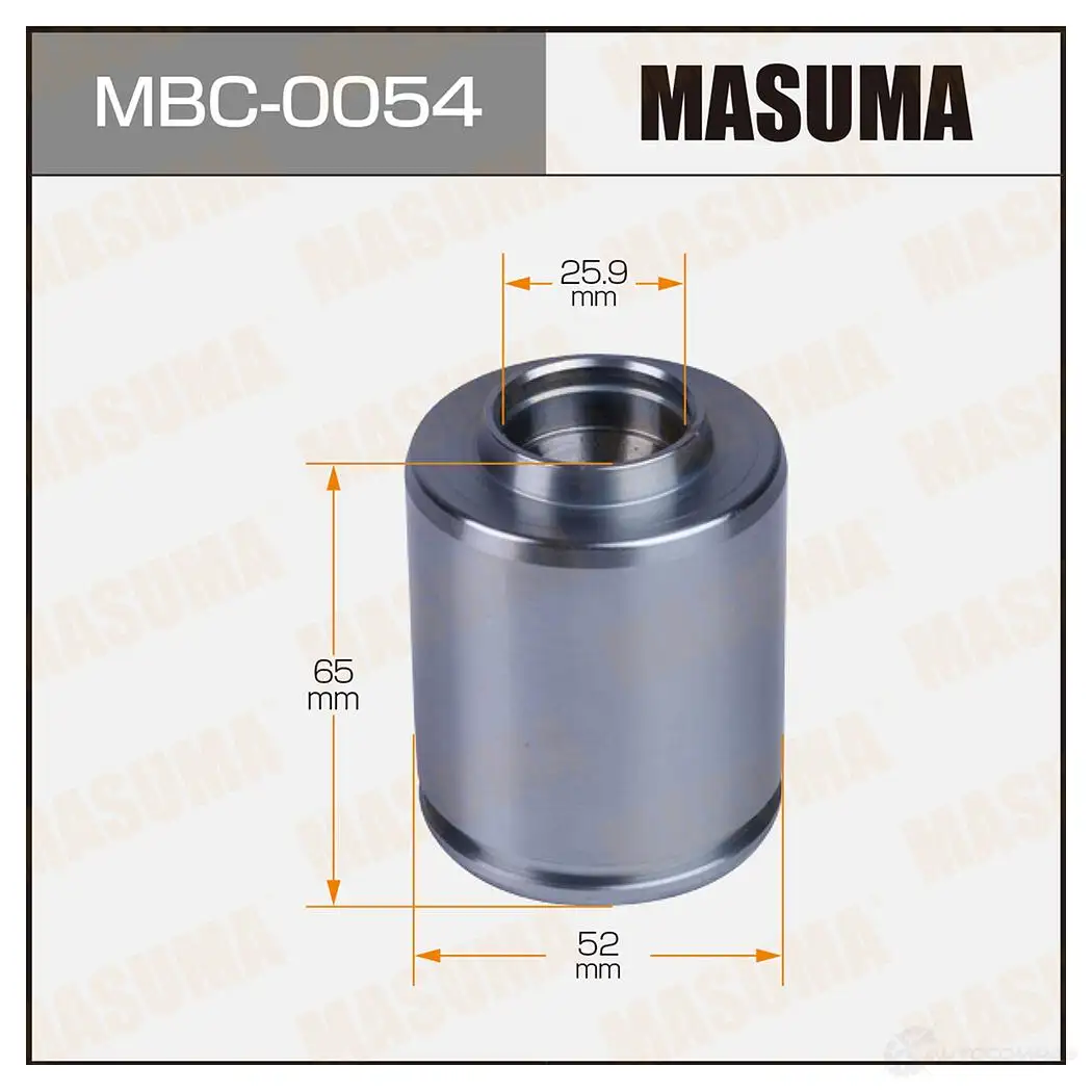 Поршень тормозного суппорта d-52 MASUMA 1439697870 MBC-0054 48X UI изображение 0