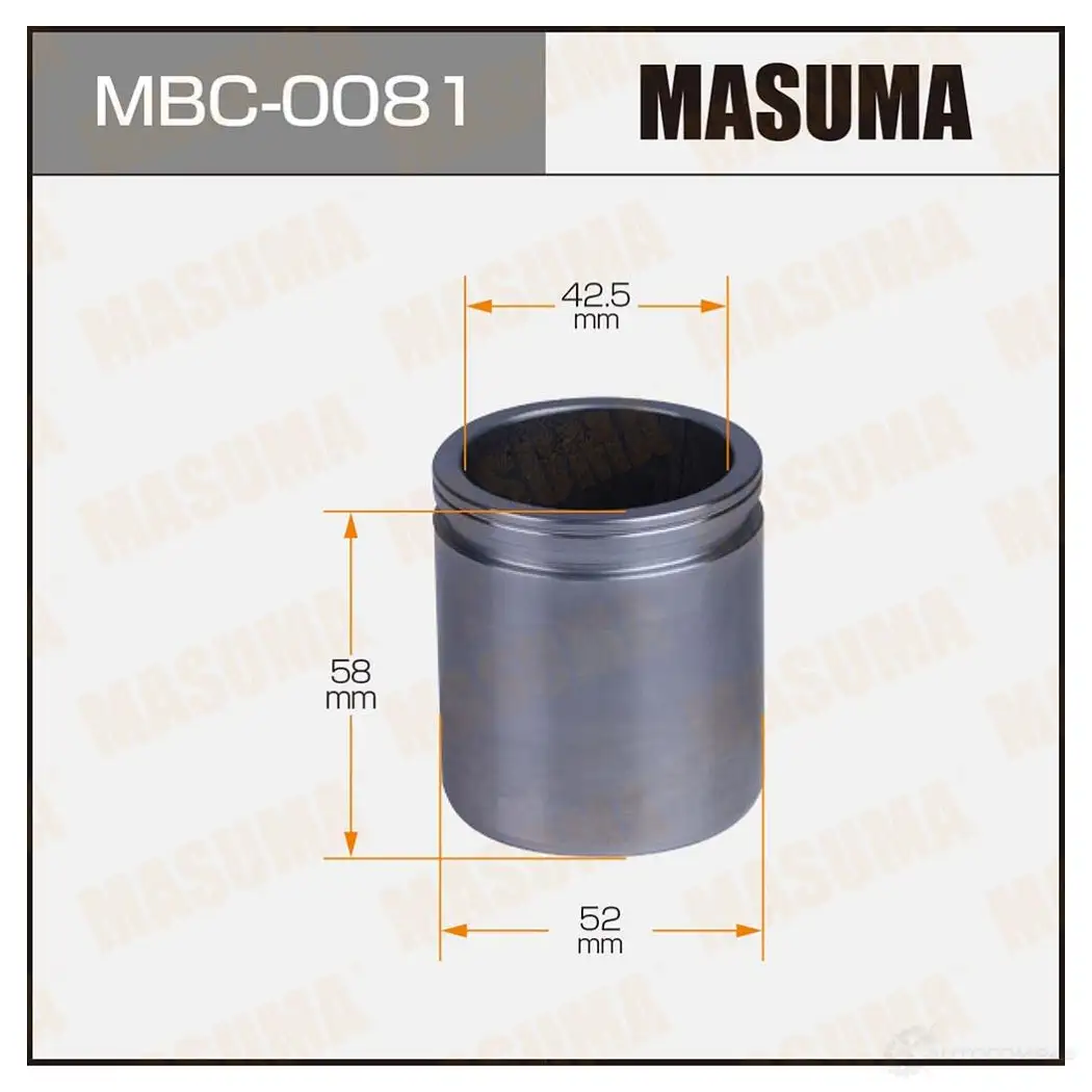 Поршень тормозного суппорта d-52 MASUMA 1439697897 MBC-0081 3BJ KO8B