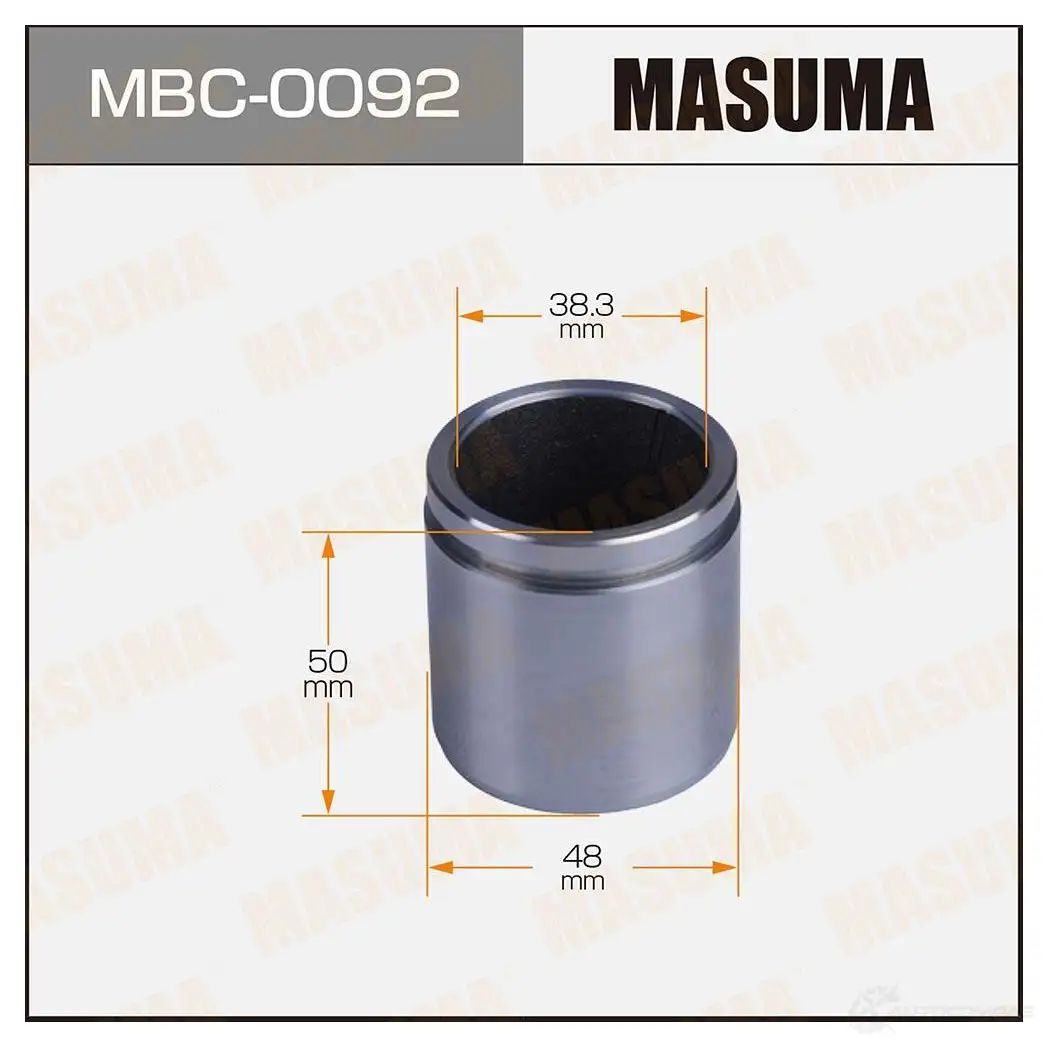 Поршень тормозного суппорта d-48 MASUMA MBC-0092 1439697908 3EP4 T изображение 0
