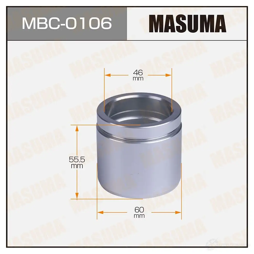 Поршень тормозного суппорта d-60 MASUMA MBC-0106 1439697922 YSP 89 изображение 0