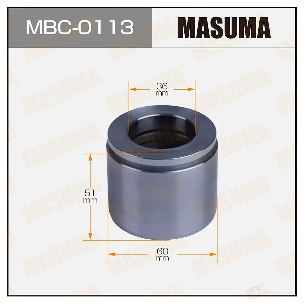 Поршень тормозного суппорта d-60 MASUMA FIE QT4C 1439697929 MBC-0113