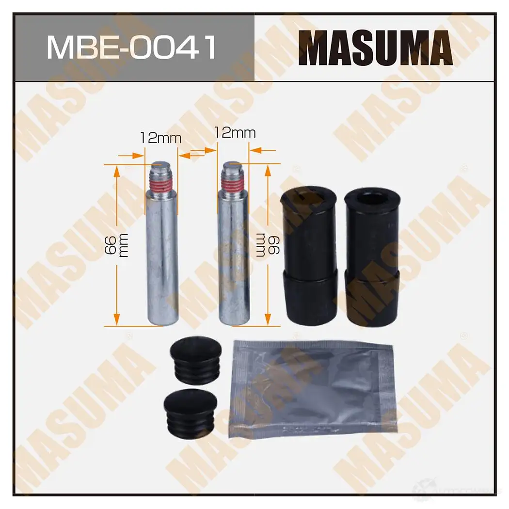 Ремкомплект направляющих тормозного суппорта MASUMA mbe0041 1439697970 D 3JUO изображение 0