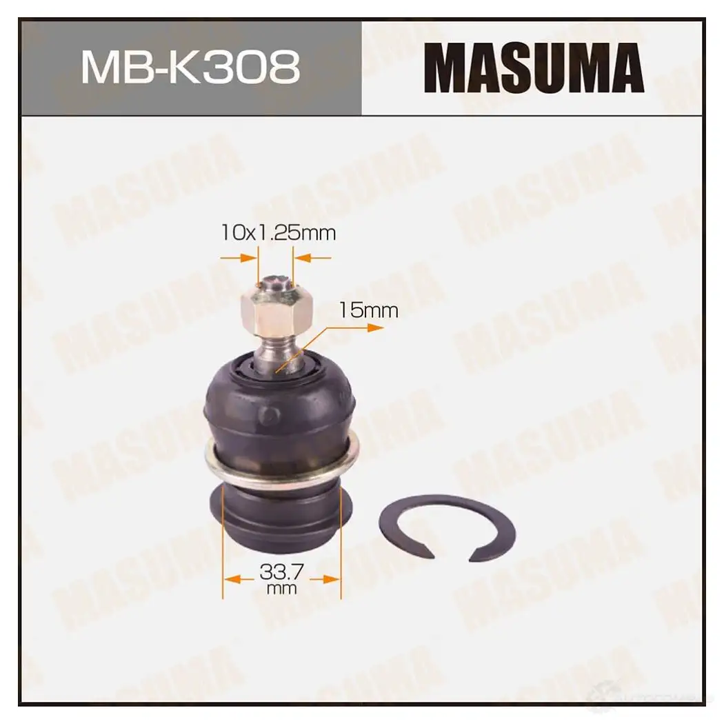Опора шаровая MASUMA 1422882433 89DSR LM MB-K308 изображение 0