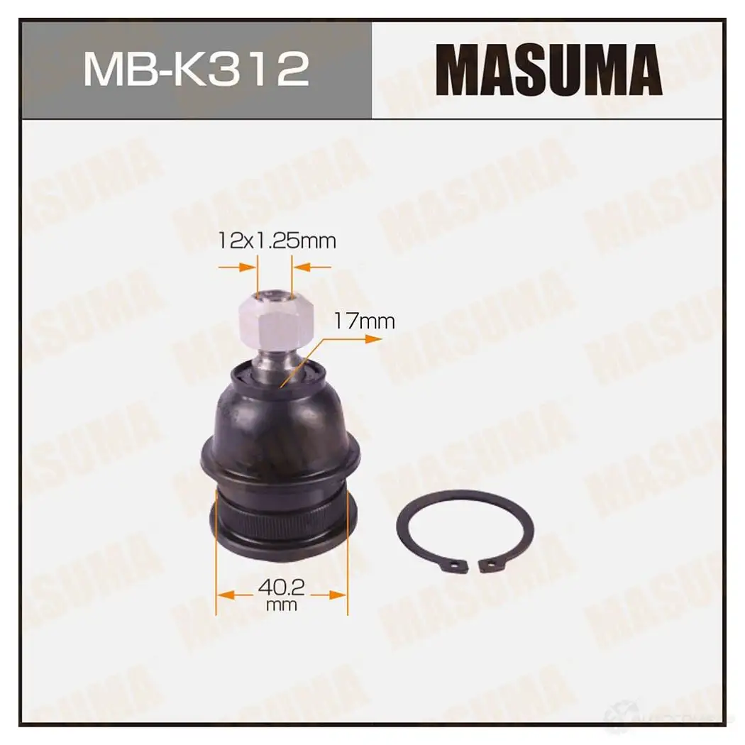 Опора шаровая MASUMA VA HXQ MB-K312 1422882319 изображение 0