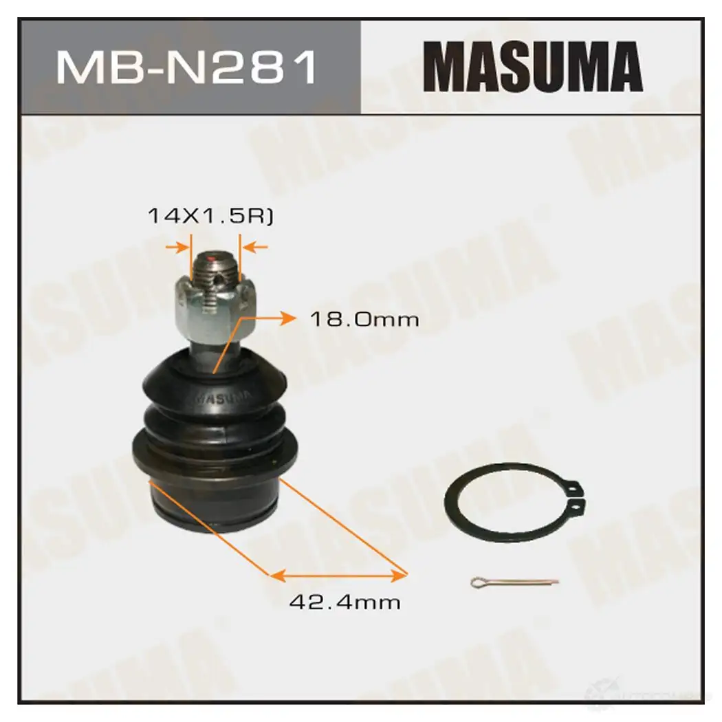 Опора шаровая MASUMA 1422882314 MB-N281 7OIT O49