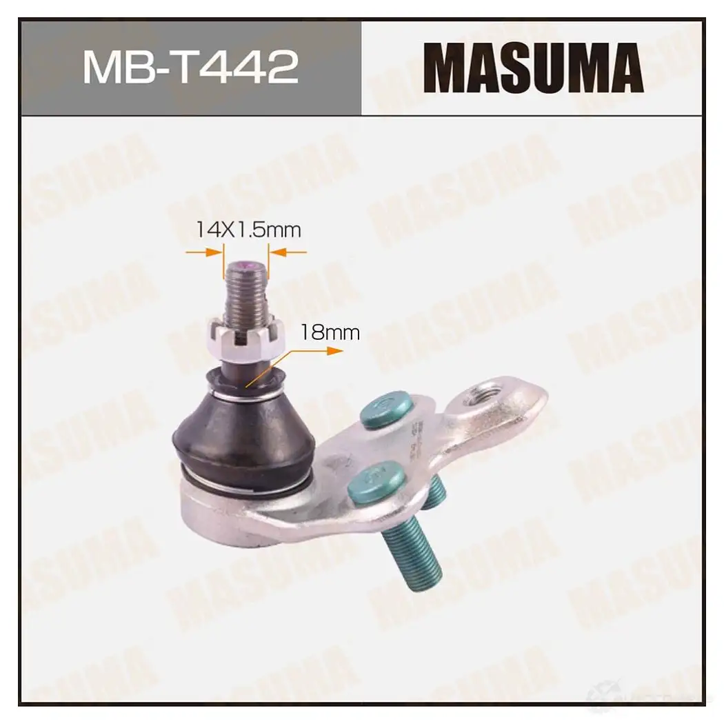 Опора шаровая MASUMA MB-T442 1439697995 1R8 6V изображение 0