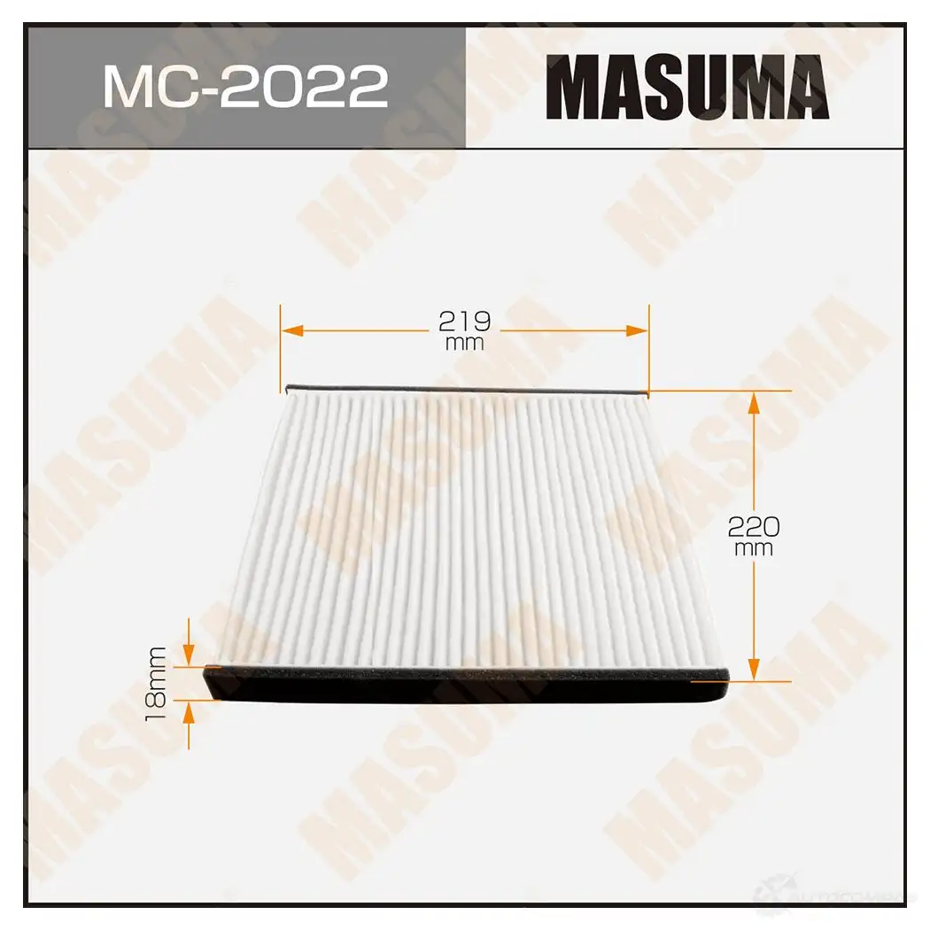 Фильтр салонный MASUMA MC-2022 1422884308 31PU3C L 4560116763160 изображение 0