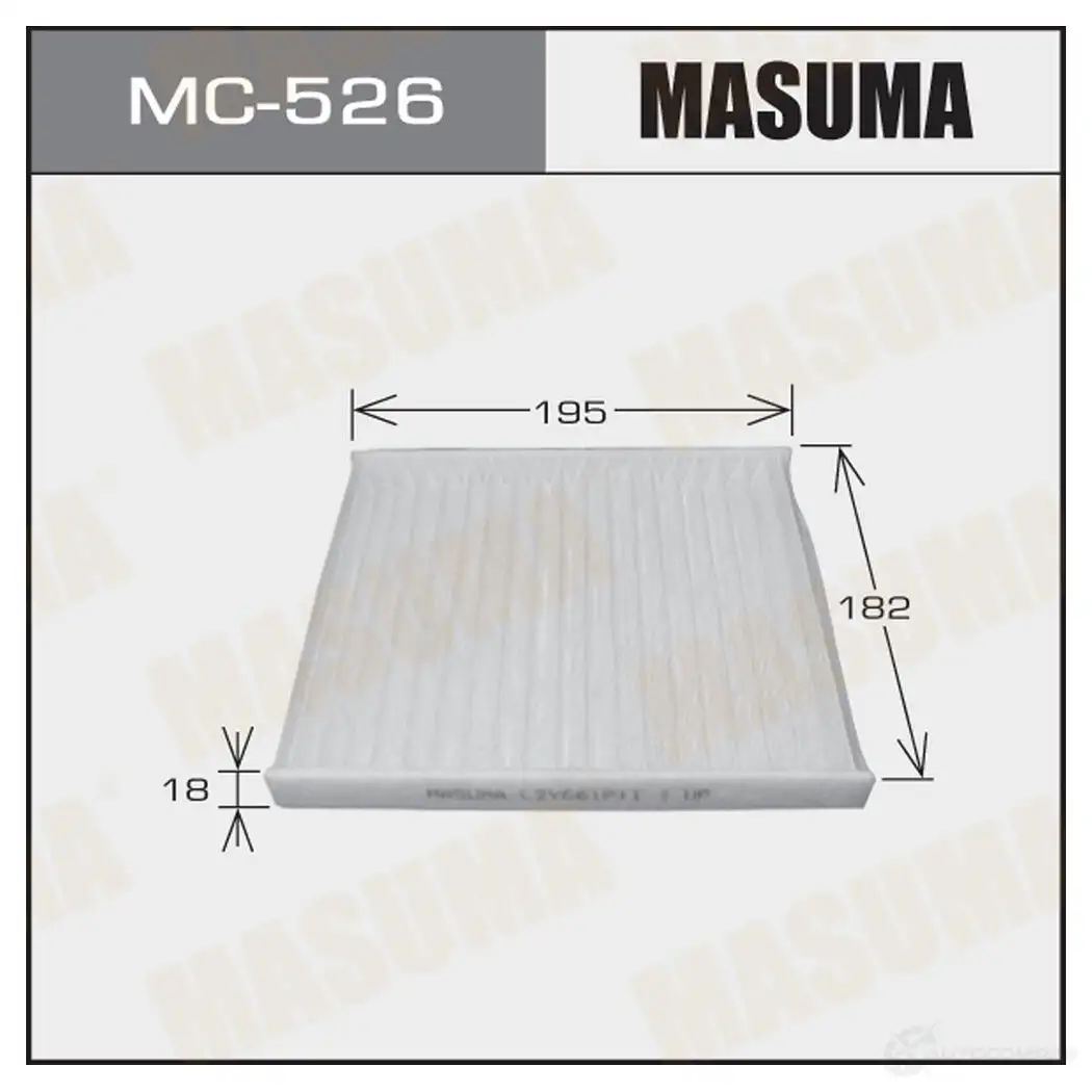 Фильтр салонный MASUMA MC-526 1420577321 4560116760022 R6 7NL0