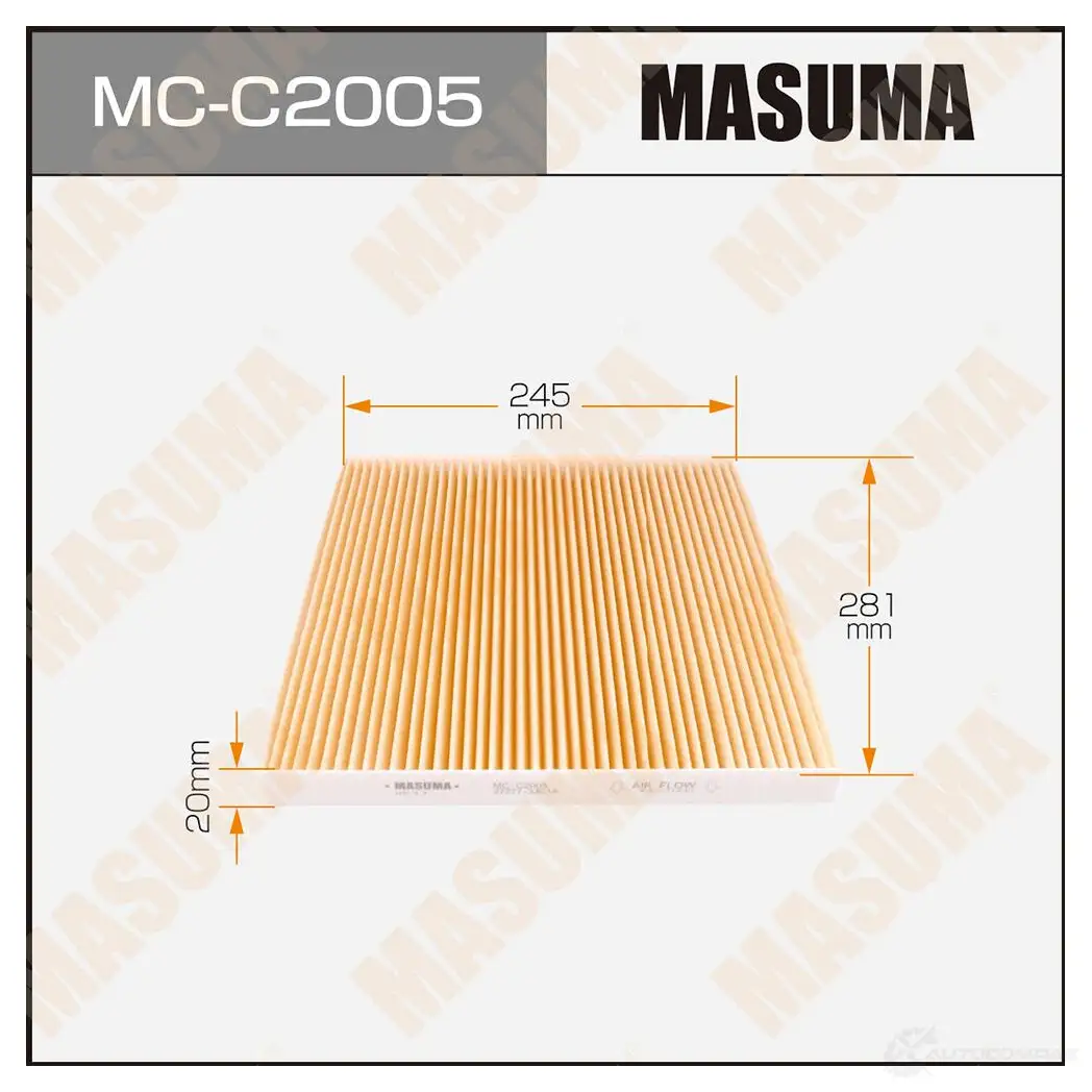 Фильтр салонный MASUMA NQ85 LL4 4560116490363 1422884196 MC-C2005