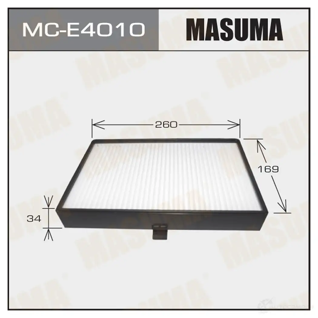Фильтр салонный MASUMA 18LV GDF 4560116763139 MC-E4010 1422884296