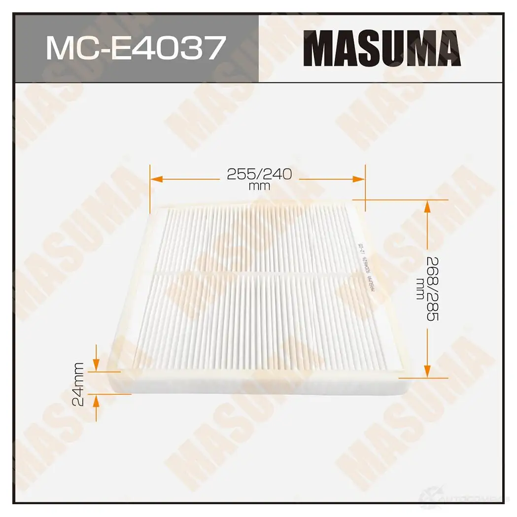 Фильтр салонный MASUMA 1422883894 4560116763924 MC-E4037 L8Q EKDT изображение 0