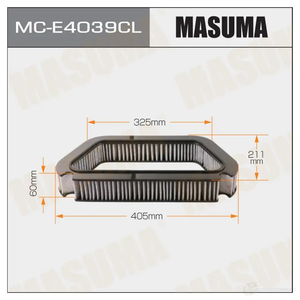 Фильтр салонный угольный MASUMA MC-E4039CL 1422884190 7 9PWAD0 4560116764594 изображение 0