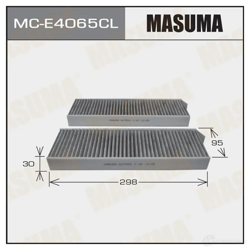 Фильтр салонный угольный MASUMA 1422883915 WRBG 6LK MC-E4065CL 4560116764181 изображение 0