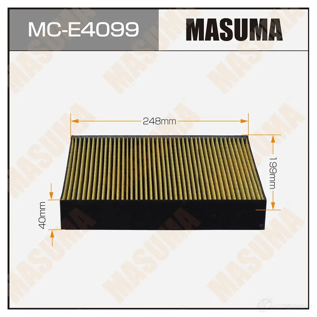 Фильтр салонный MASUMA MC-E4099 1439698009 5AH L7SC