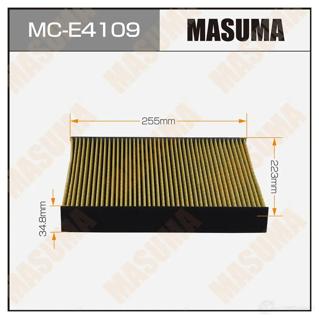 Фильтр салонный MASUMA J0 DS3 1439698013 MC-E4109 изображение 0