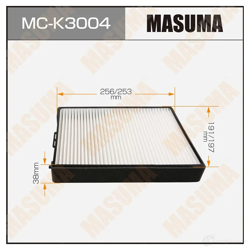 Фильтр салонный MASUMA R 5CL1 MC-K3004 4560116762958 1422883937 изображение 0
