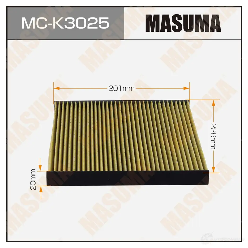 Фильтр салонный MASUMA O3V XZHJ 1439698030 MC-K3025