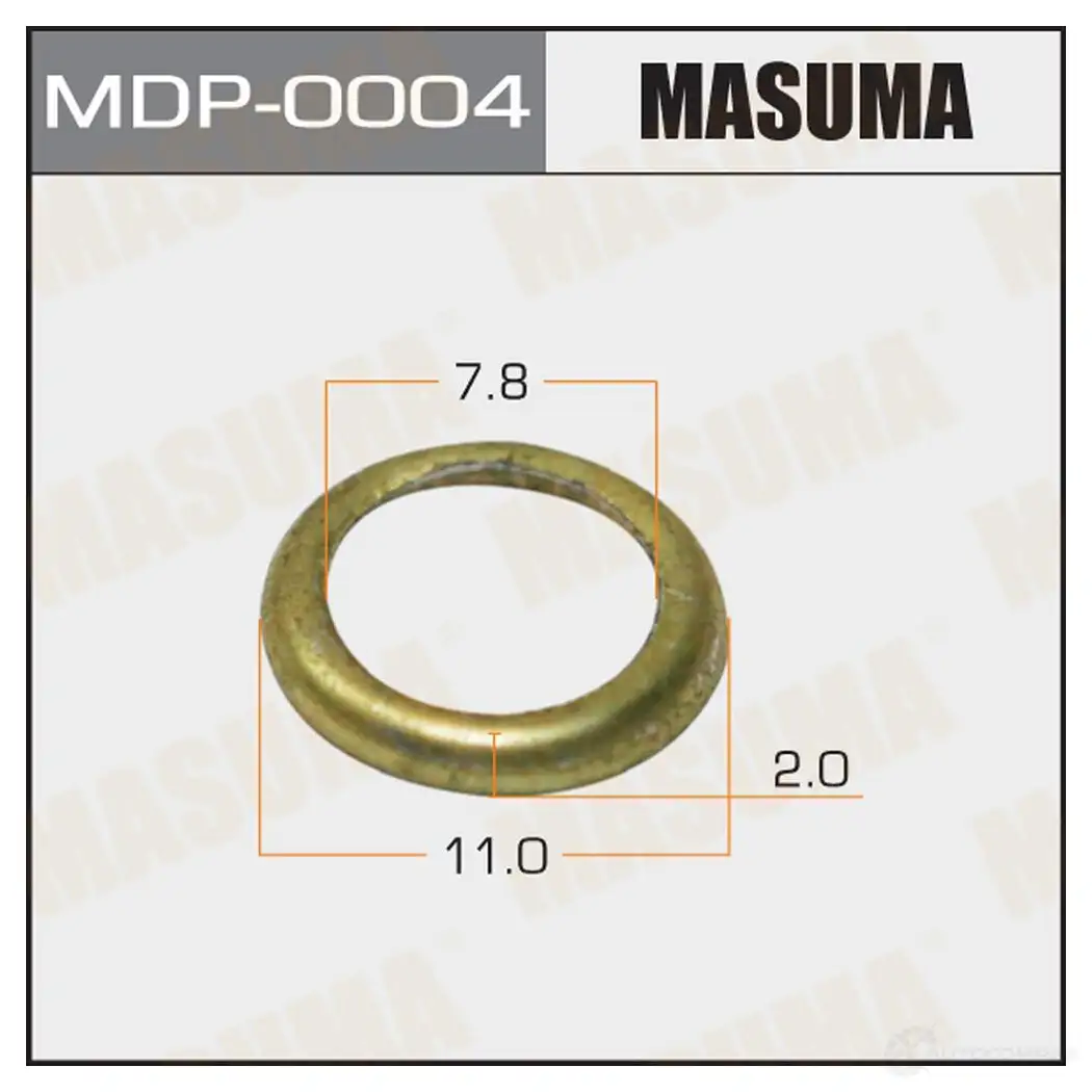Шайбы для форсунок MASUMA MDP0004 0HNHL P 1422884629 LWZ0R изображение 0