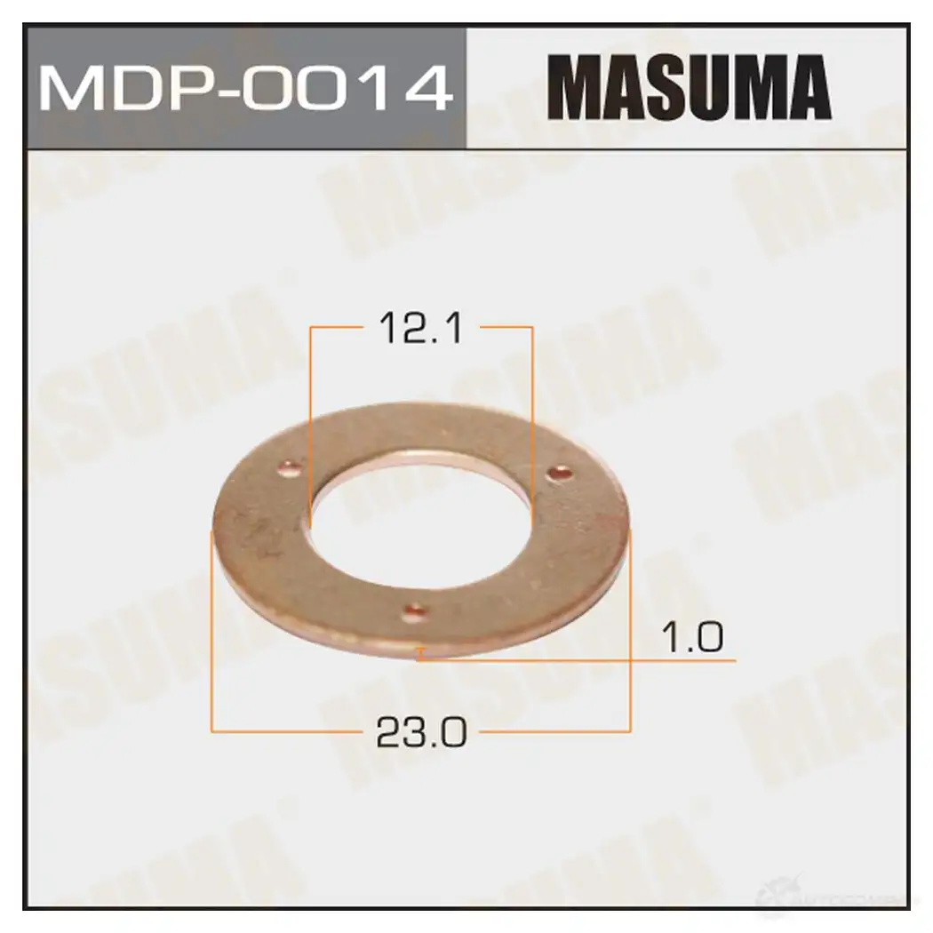 Шайбы для форсунок 12.1х22.9х1 MASUMA MDP-0014 CZOG Q 1422884624