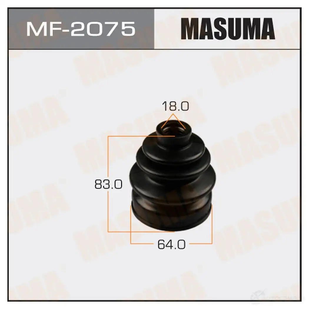 Пыльник ШРУСа (резина) MASUMA 1422881192 B 27IF MF-2075
