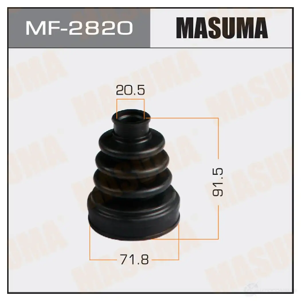 Пыльник ШРУСа (резина) MASUMA 3WI 91PG 1422879050 MF-2820 изображение 0