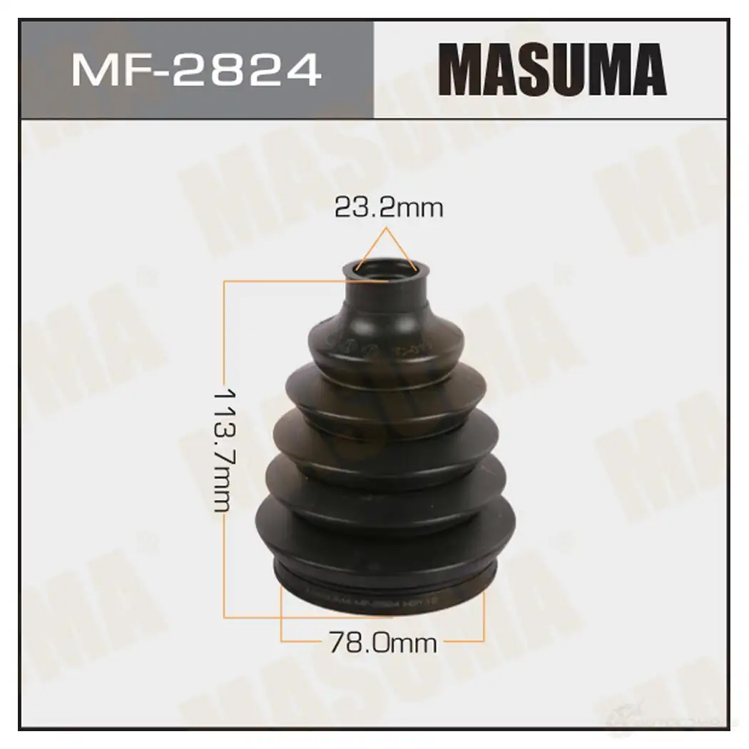Пыльник ШРУСа (пластик) MASUMA B UPS7 MF-2824 1439698078 изображение 0