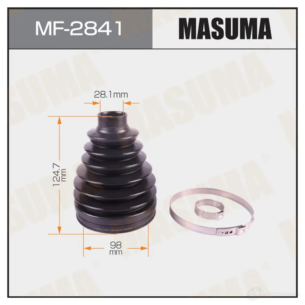 Пыльник ШРУСа (пластик) MASUMA MF-2841 K 2WWL 1439698095 изображение 0